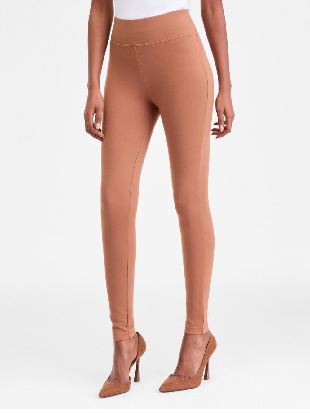 INC International Concepts High-Waist Leggings - Camel